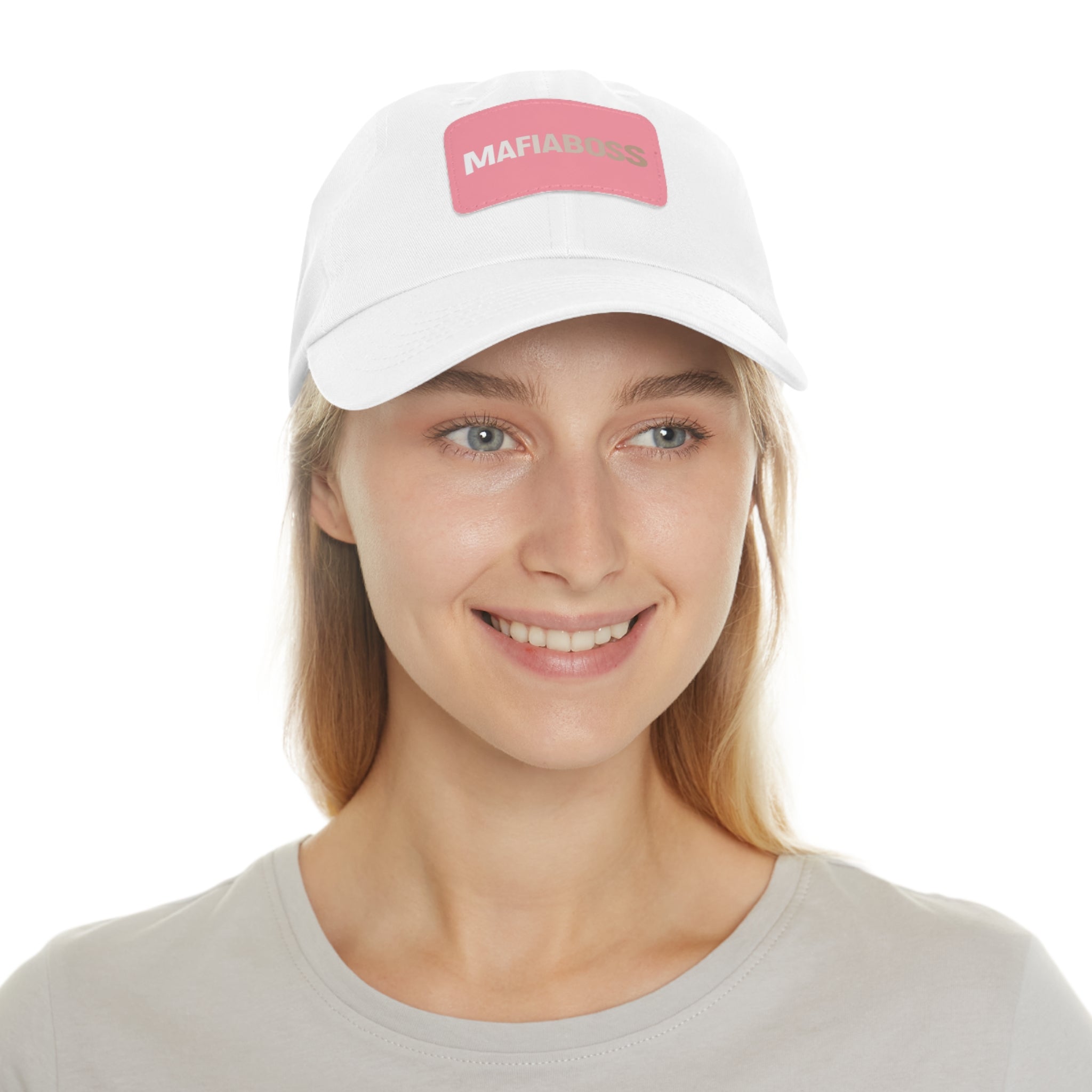 MAFIABOSS™ Dad Hat with Leather Patch (Rectangle)