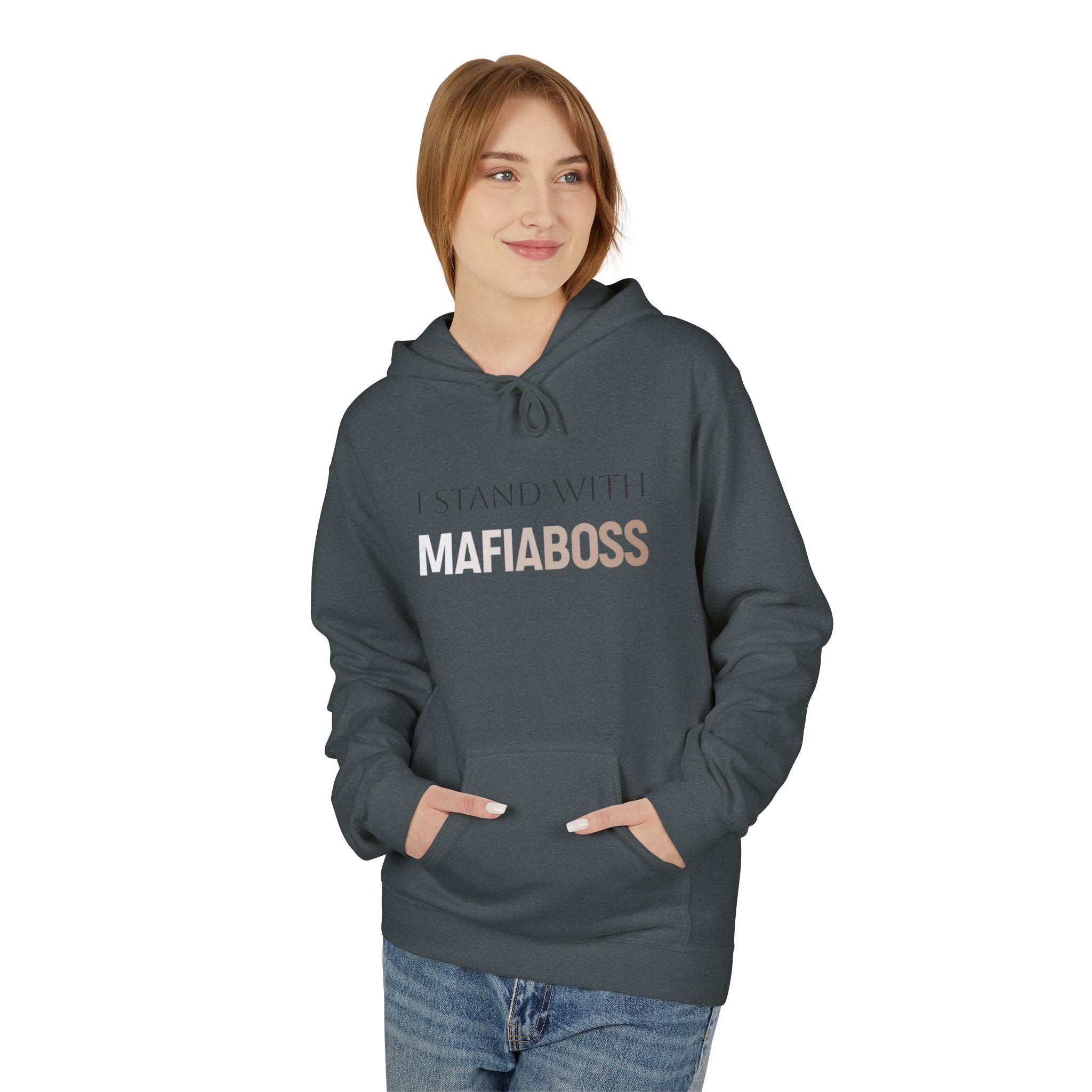 I STAND WITH MAFIABOSS Unisex Midweight Softstyle Fleece Hoodie