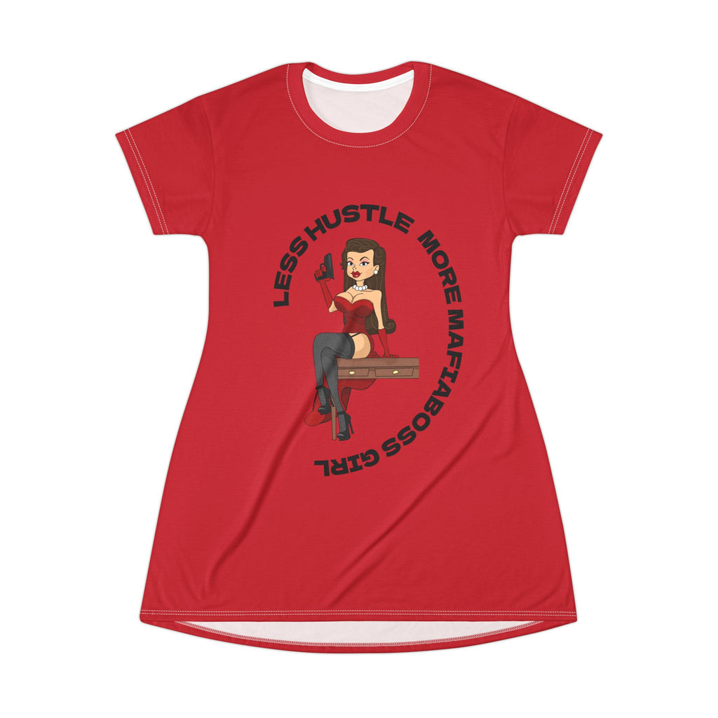 MafiaBoss Girl T-Shirt Dress — Graphic Tee Dress