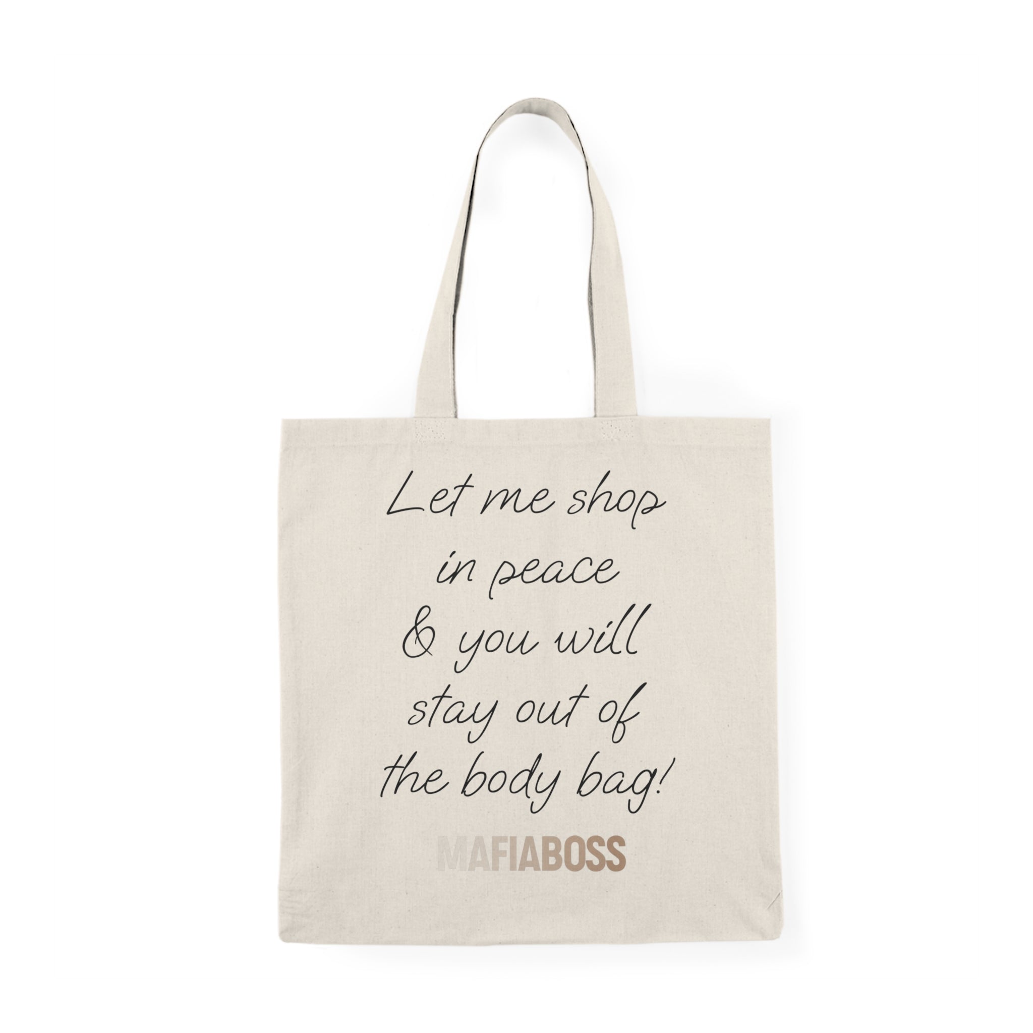 MAFIABOSS Natural Tote Bag