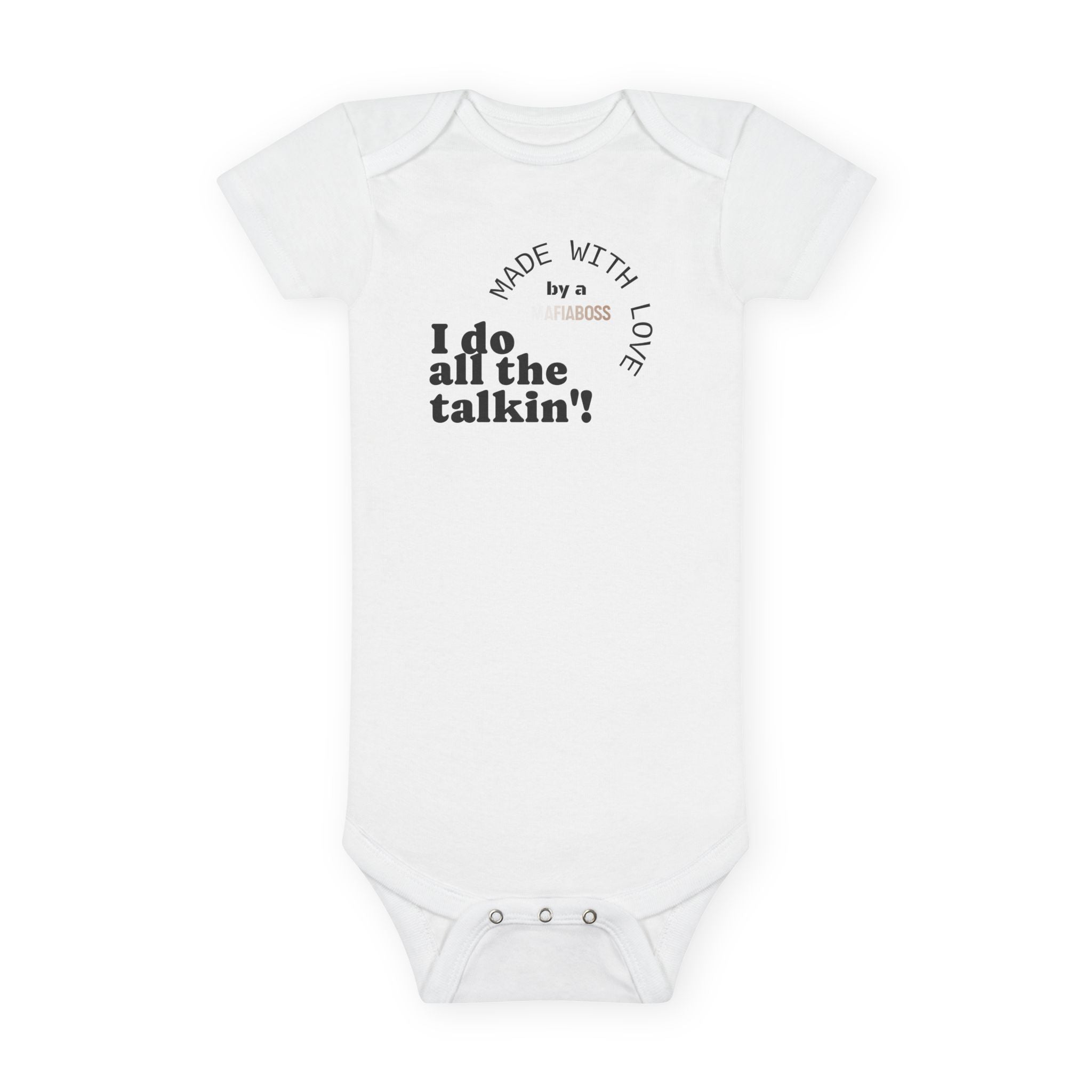 MAFIABOSS Baby Short Sleeve Onesie®