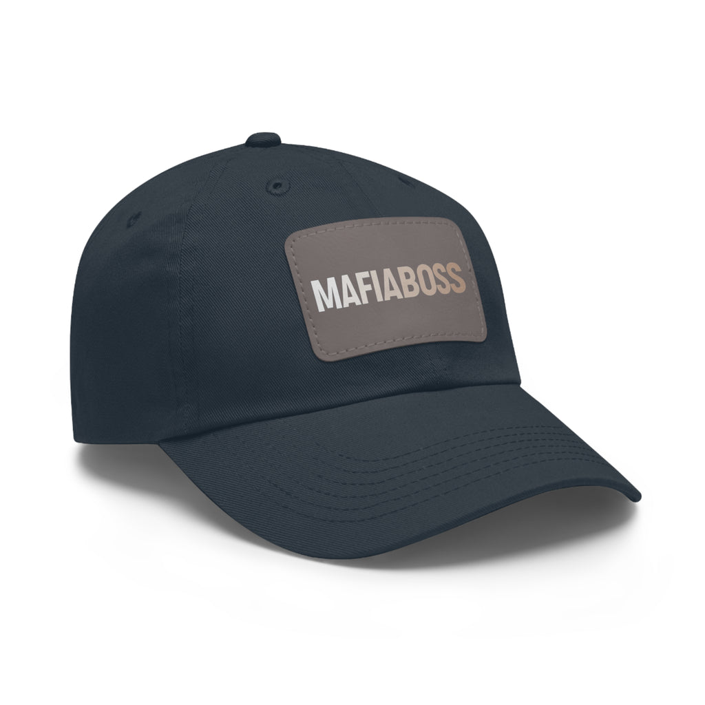 MAFIABOSS™ Dad Hat with Leather Patch (Rectangle)