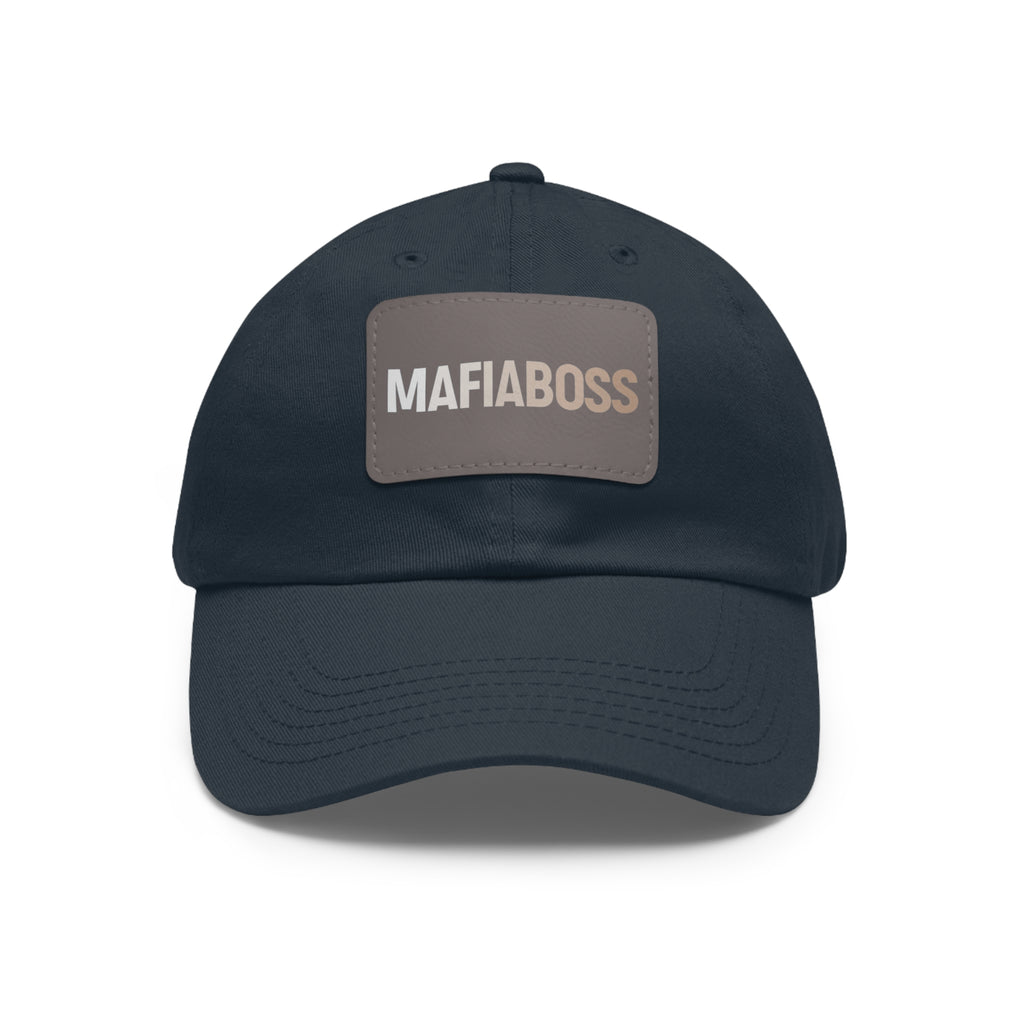 MAFIABOSS™ Dad Hat with Leather Patch (Rectangle)