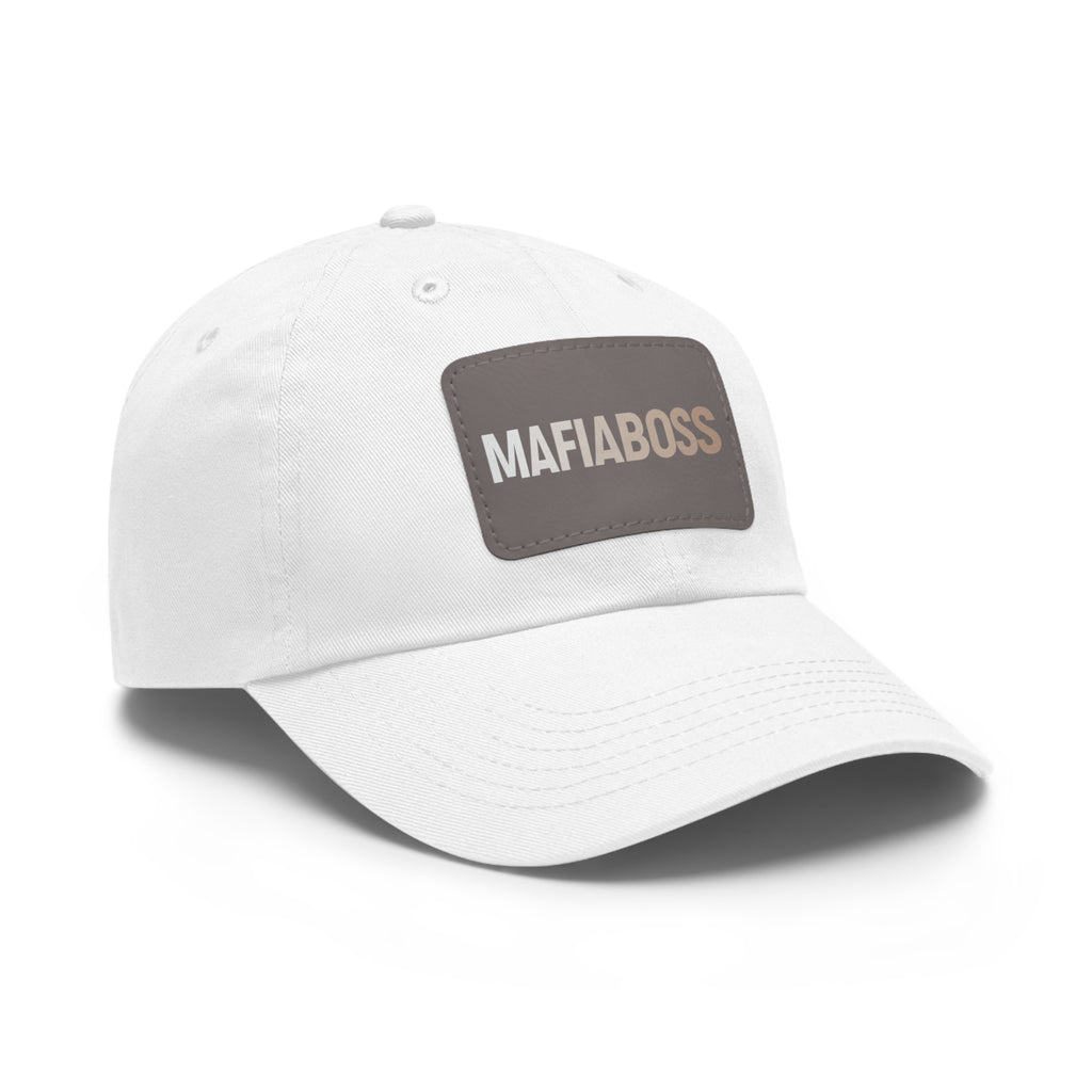 MAFIABOSS™ Dad Hat with Leather Patch (Rectangle)