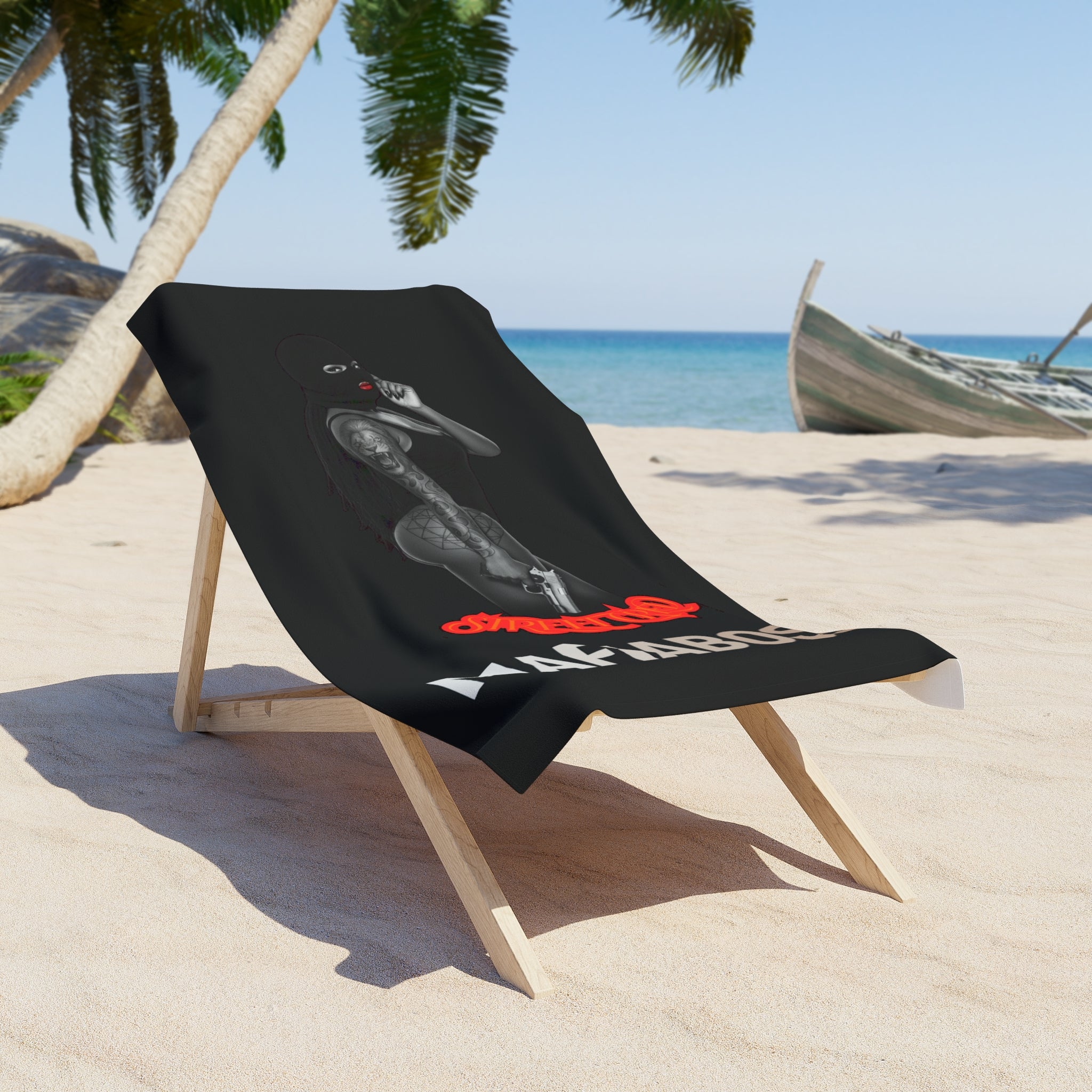 MAFIABOSS Street Cred Beach Towel