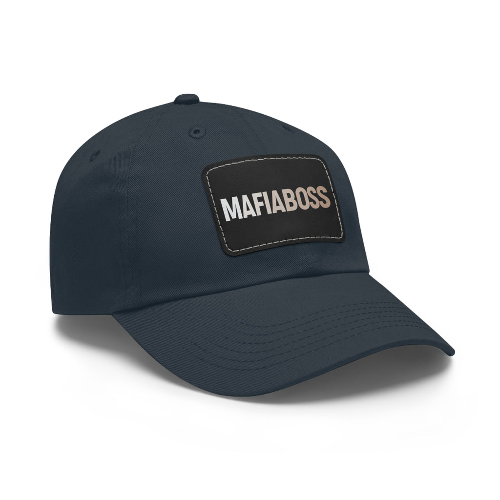MAFIABOSS™ Dad Hat with Leather Patch (Rectangle)