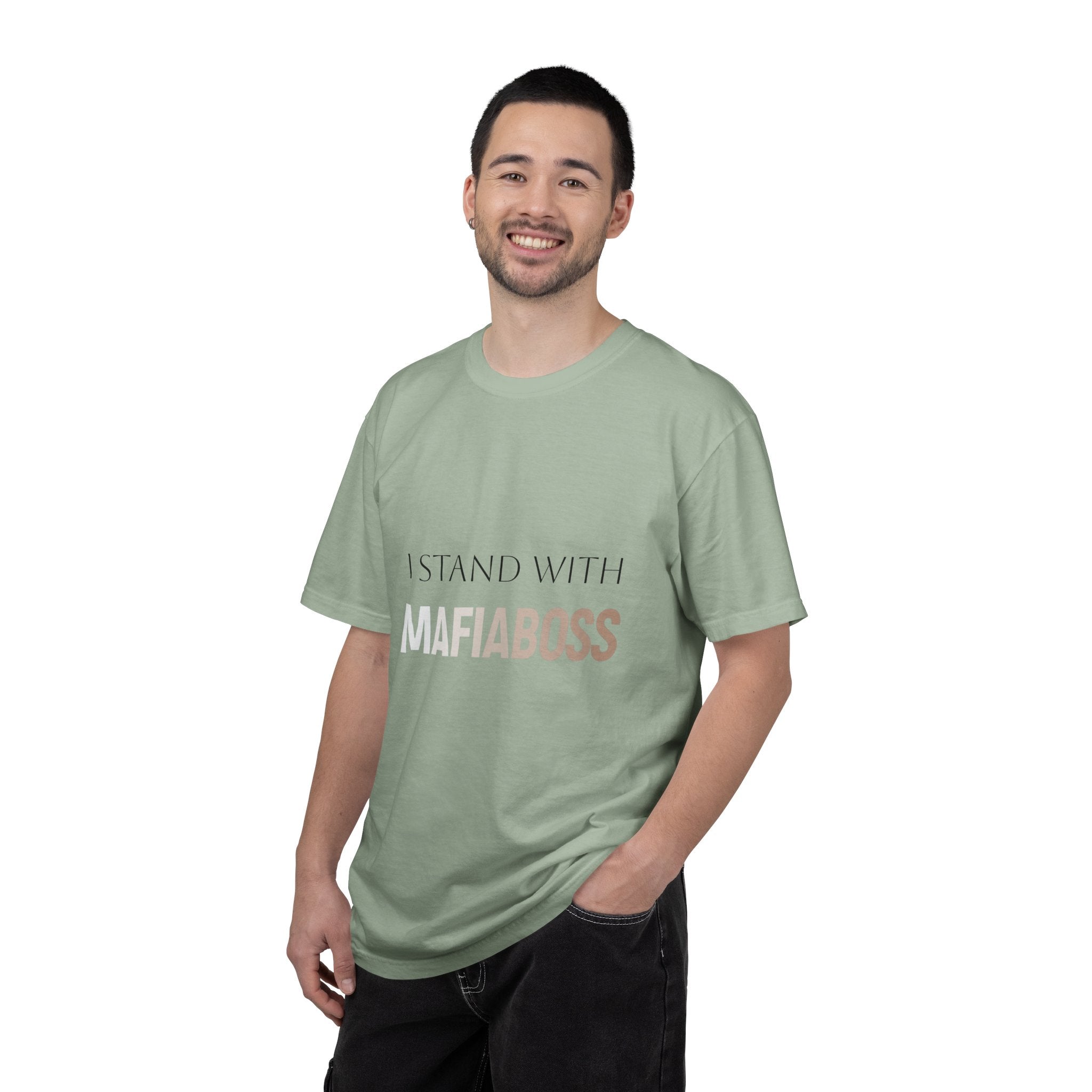 I STAND WITH MAFIABOSS Unisex Garment-Dyed T-shirt