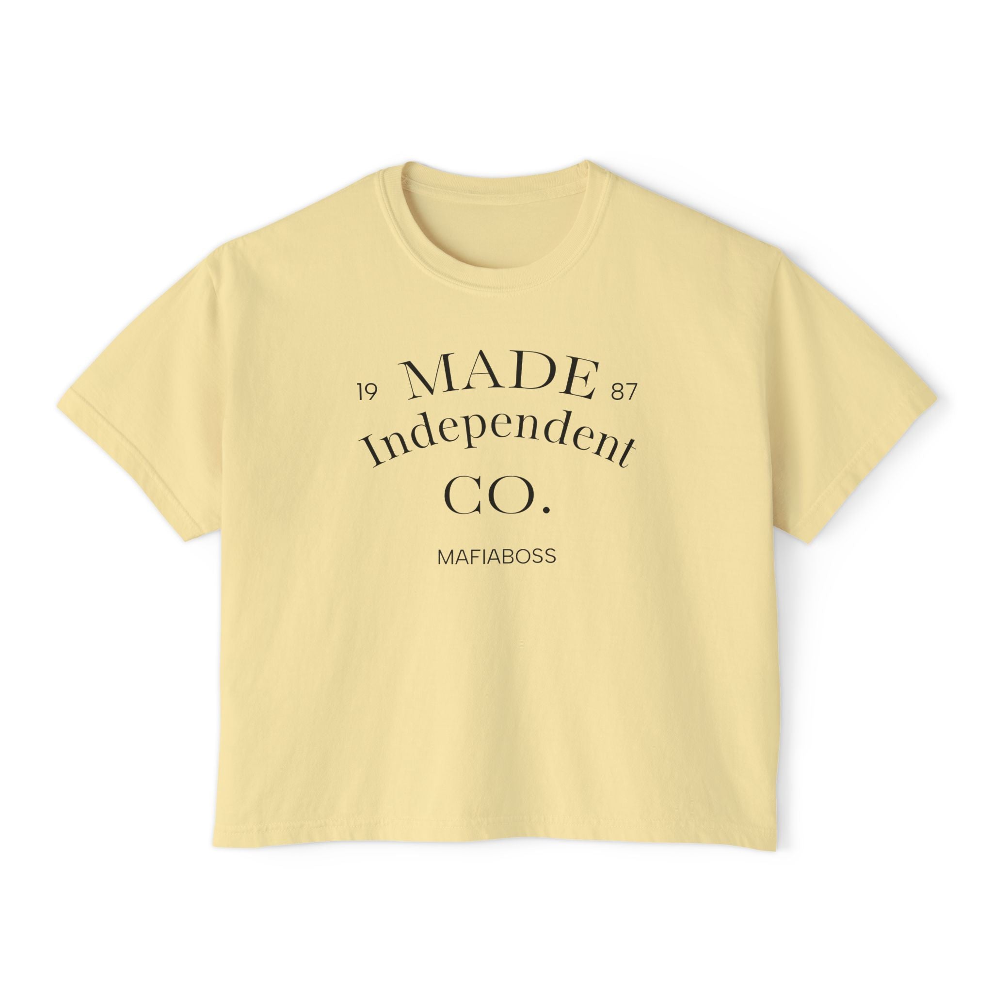 Made Independent Women's Boxy Tee