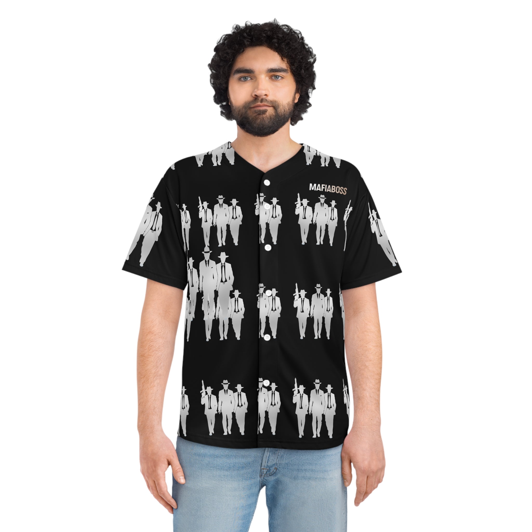 MAFIABOSS™ Men's Baseball Jersey (AOP)