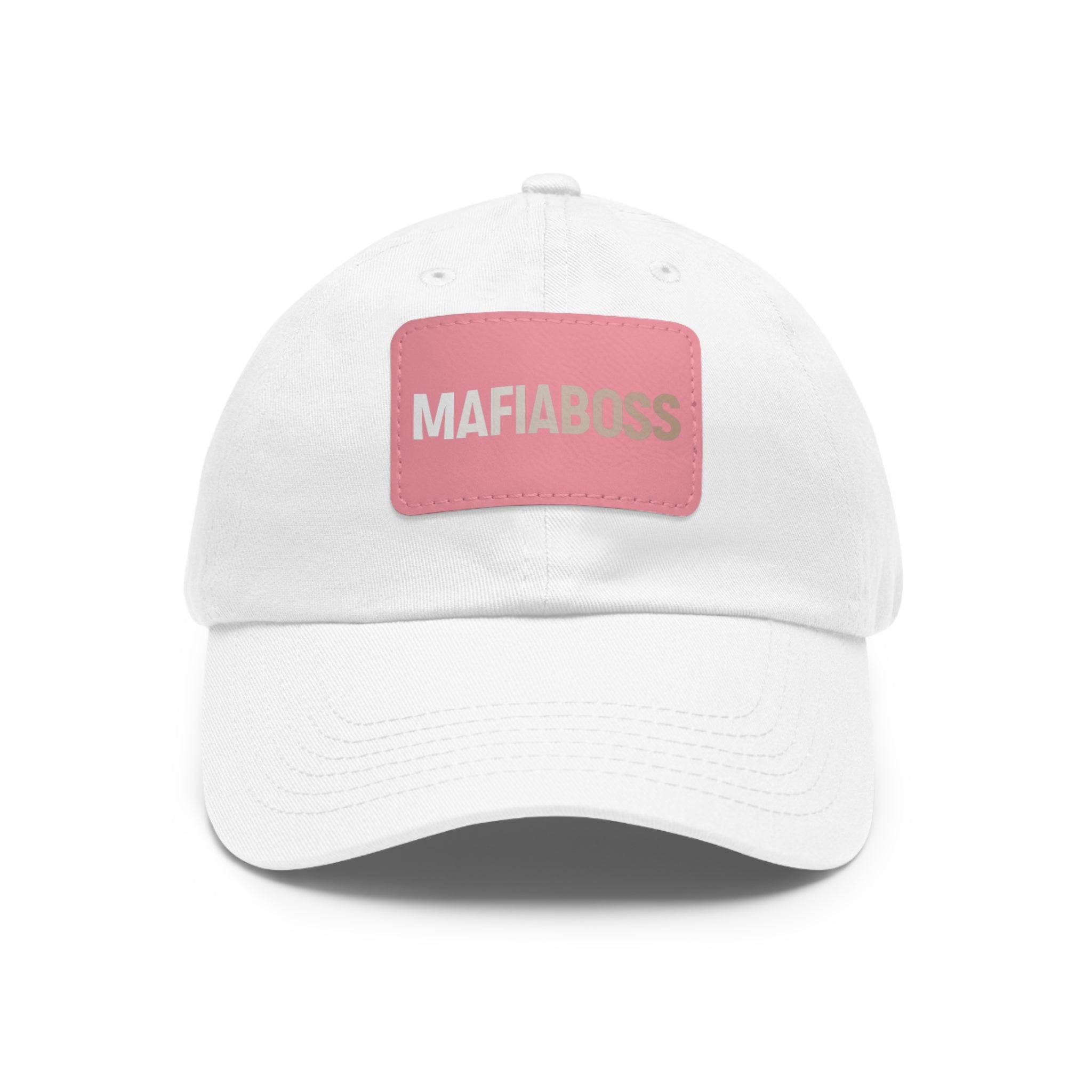 MAFIABOSS™ Dad Hat with Leather Patch (Rectangle)