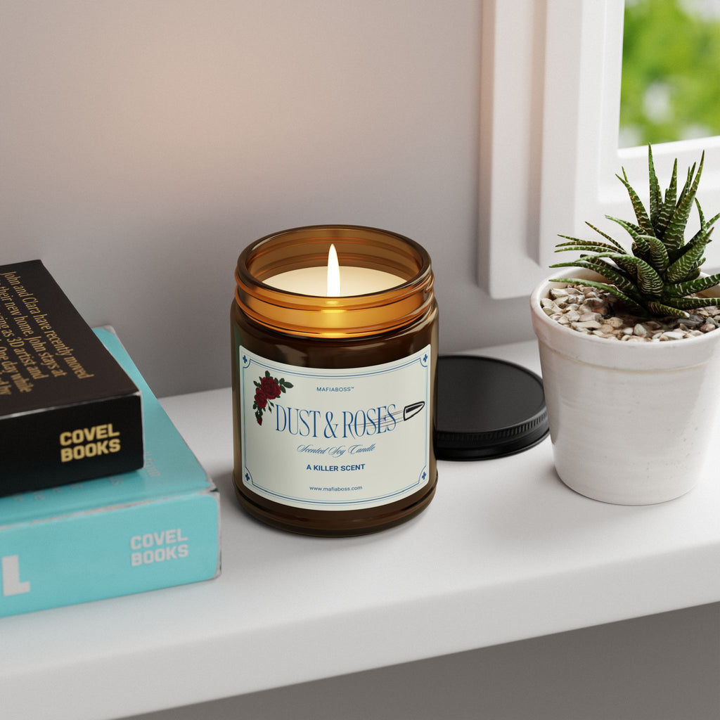 MAFIABOSS Scented Soy Candles (Multi-Size, Amber Jar, Choose your scent)