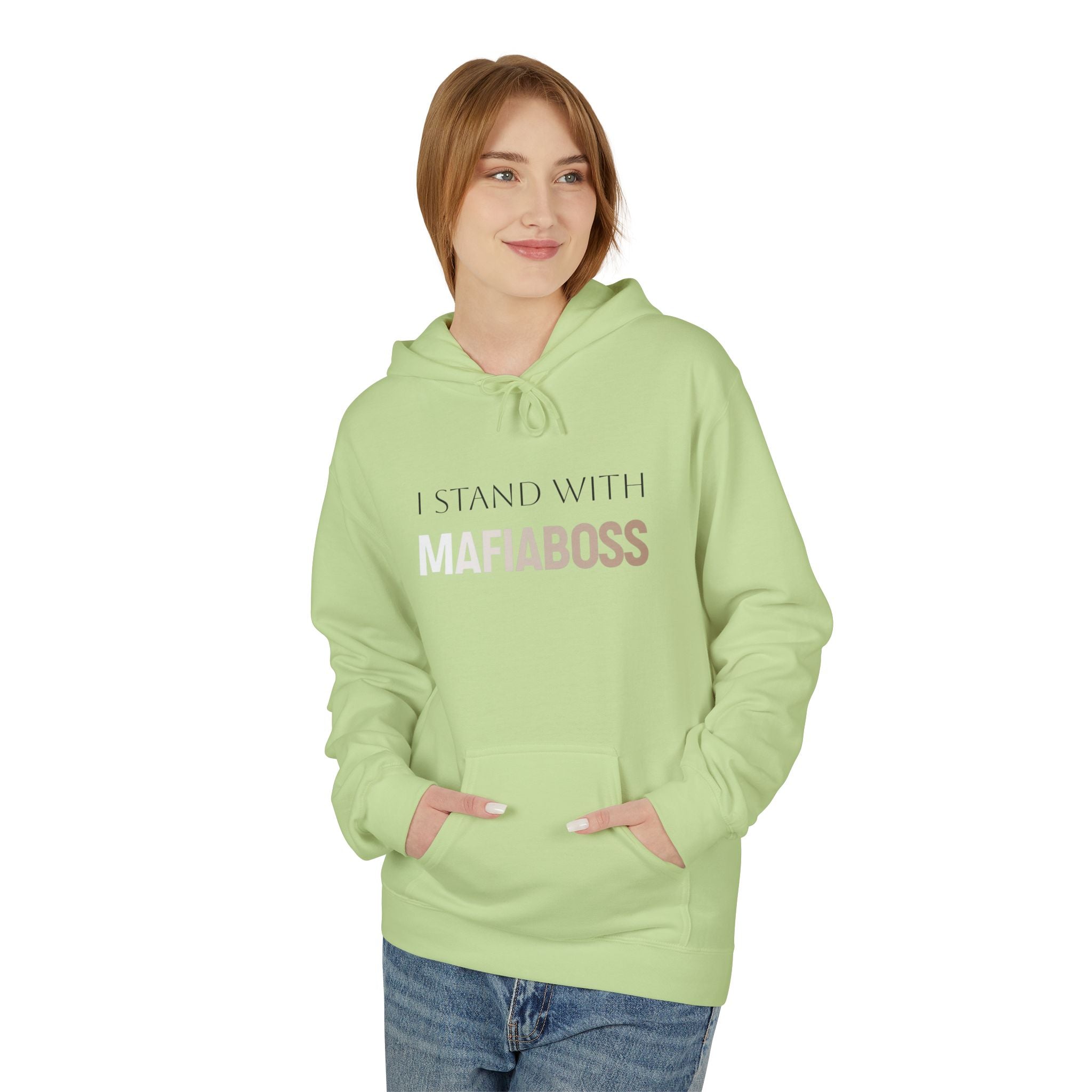 I STAND WITH MAFIABOSS Unisex Midweight Softstyle Fleece Hoodie