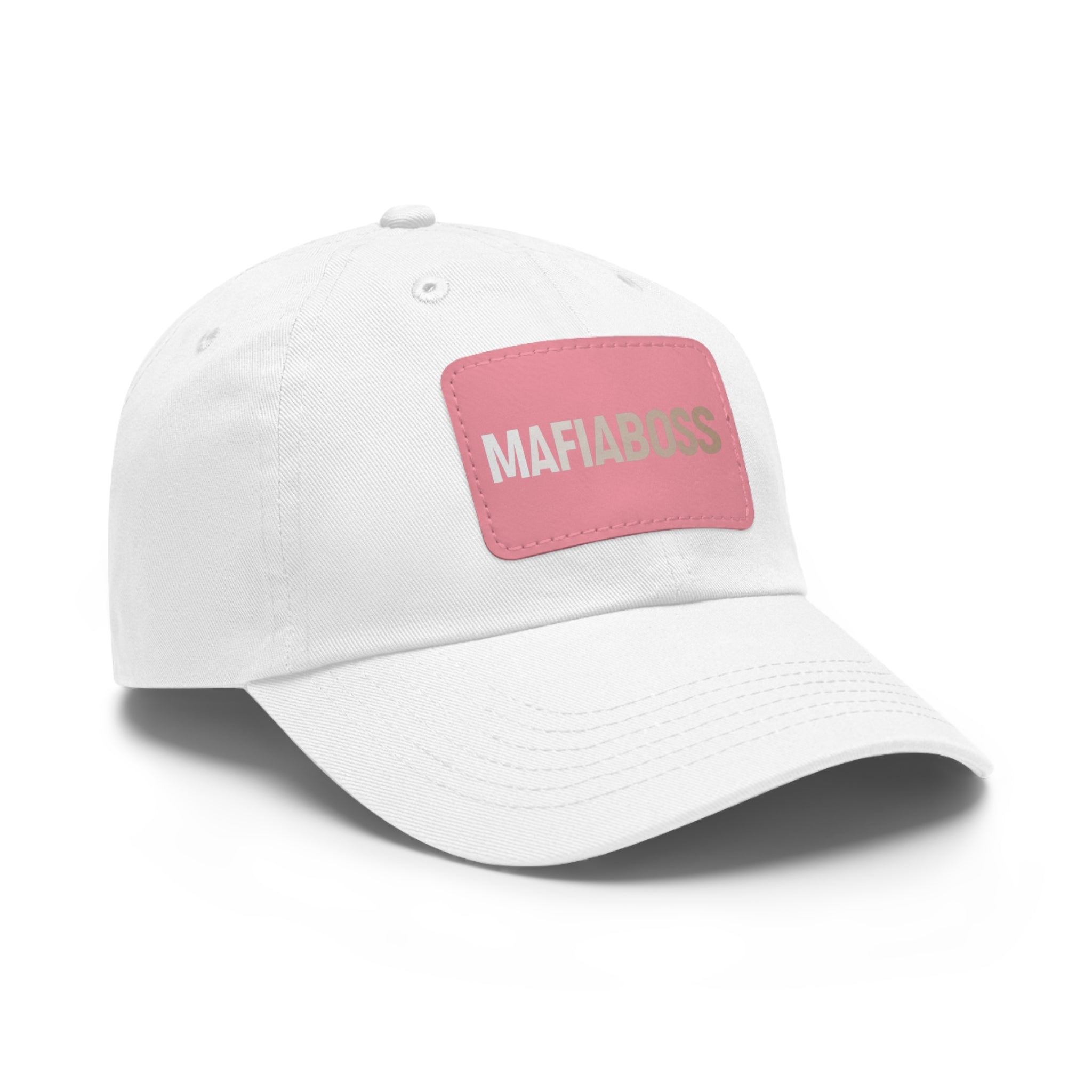 MAFIABOSS™ Dad Hat with Leather Patch (Rectangle)