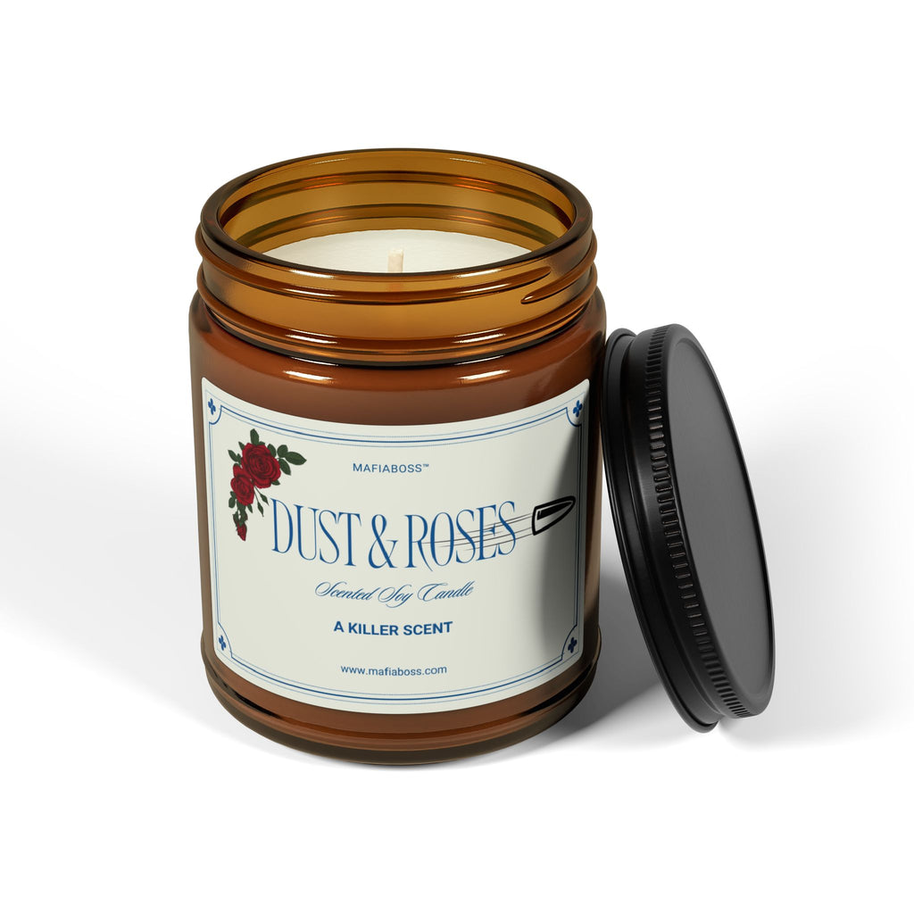 MAFIABOSS Scented Soy Candles (Multi-Size, Amber Jar, Choose your scent)