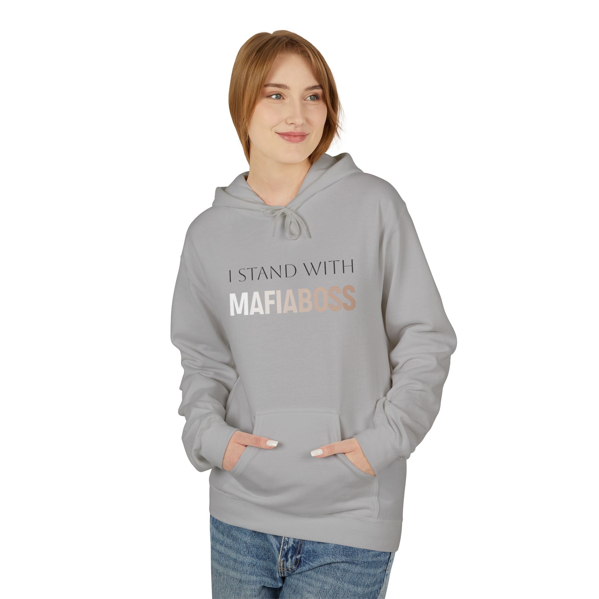 I STAND WITH MAFIABOSS Unisex Midweight Softstyle Fleece Hoodie