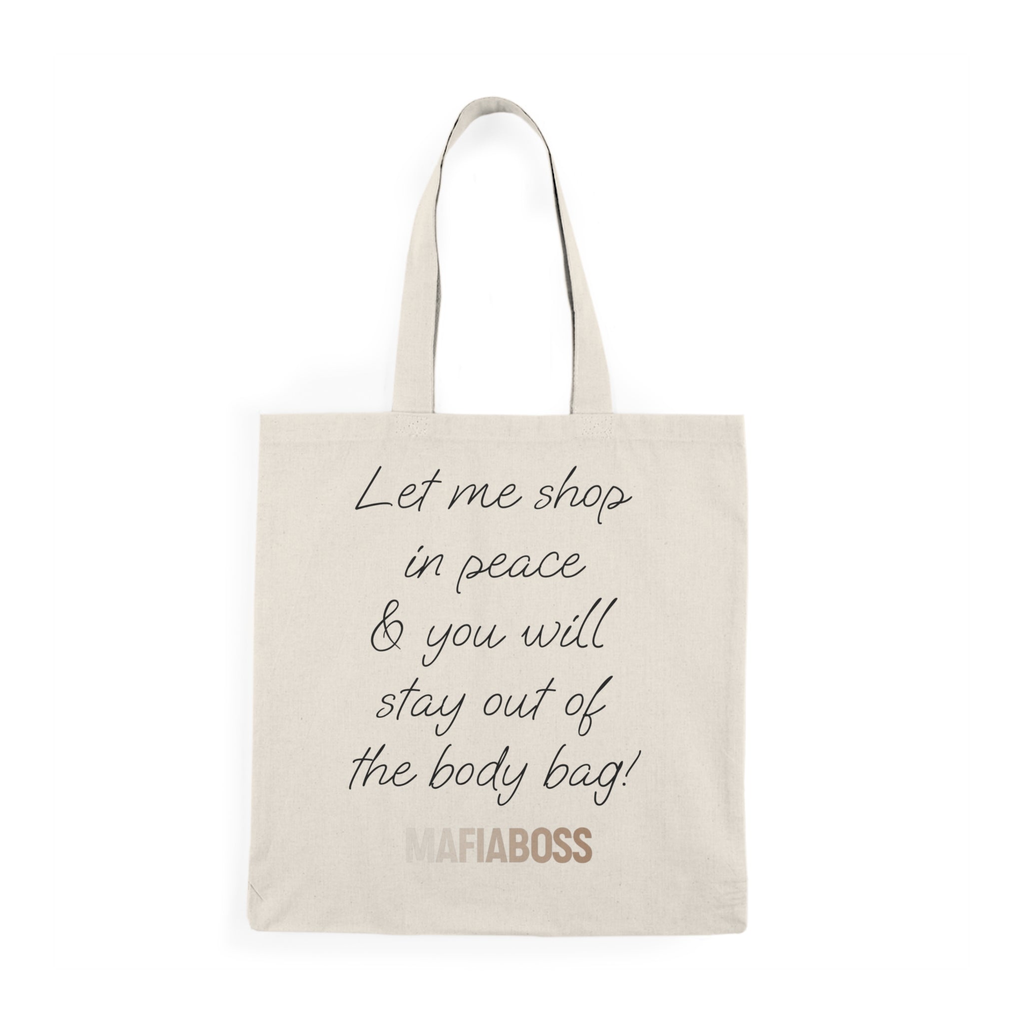 MAFIABOSS Natural Tote Bag