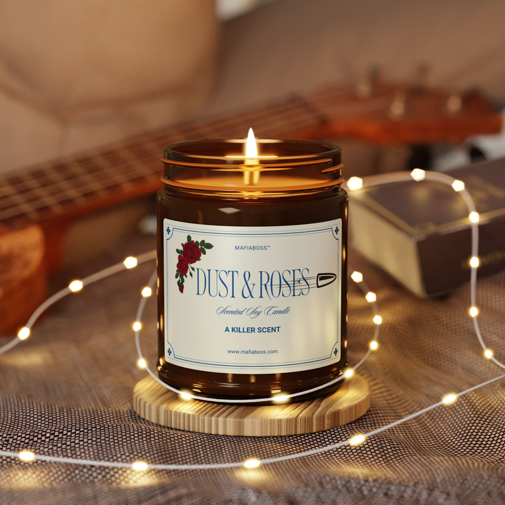 MAFIABOSS Scented Soy Candles (Multi-Size, Amber Jar, Choose your scent)