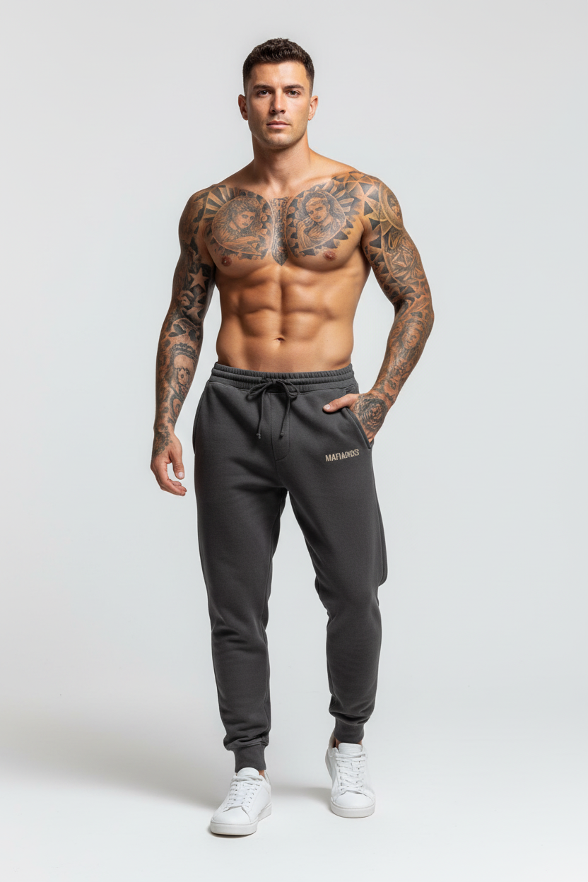 MAFIABOSS logo Unisex pigment-dyed sweatpants